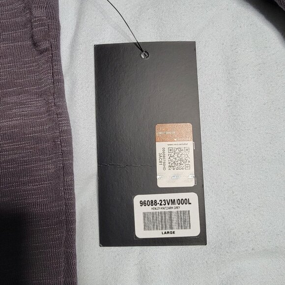 Harley Davidson - Men's Rally Racer Henley - Blackened Pearl Size Large - Picture 12 of 12